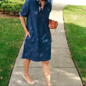 NWT J. Jill Denim Tunic Dress